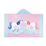 Baby Boy Girl Hooded Bath Towel Cartoon Microfiber Soft Blanket Pajamas