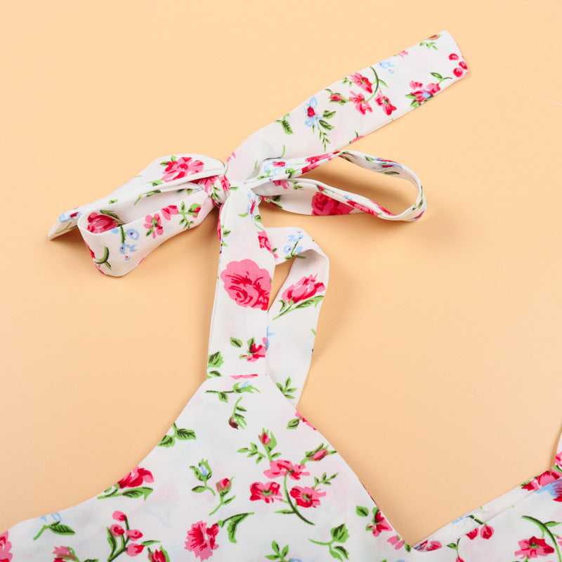 Family Matching Mother-daughter Parent-child Lovely Floral Dresses