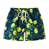Summer Kids Boy Swimwear Fashion Striped Print Holiday Swimsuit