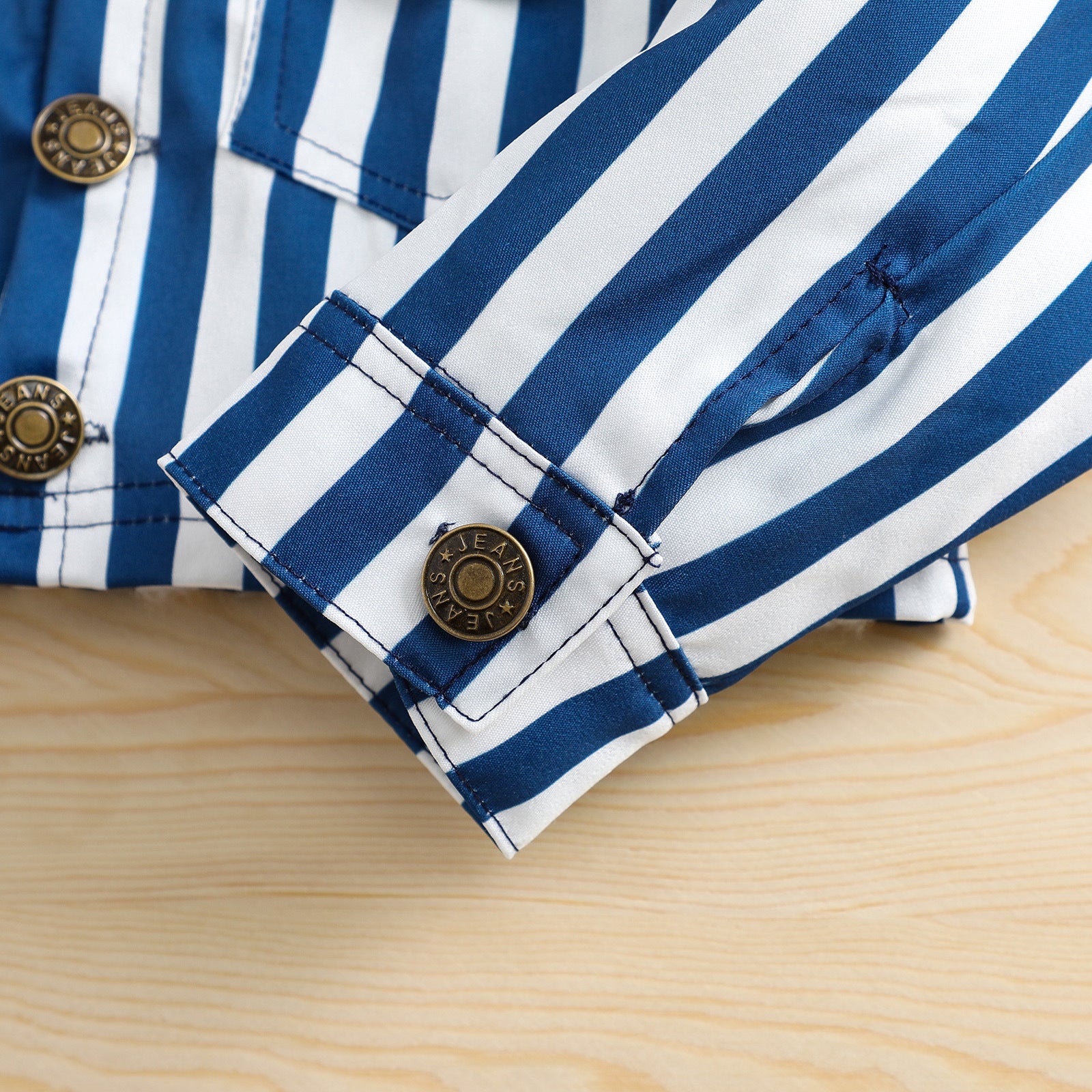 Kid Baby Girl Suit Autumn Hot Spot Long Sleeve Striped 2 Pcs Sets