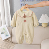 Baby Girl Onesie Little Princess Velvet Thickened Climbing Rompers