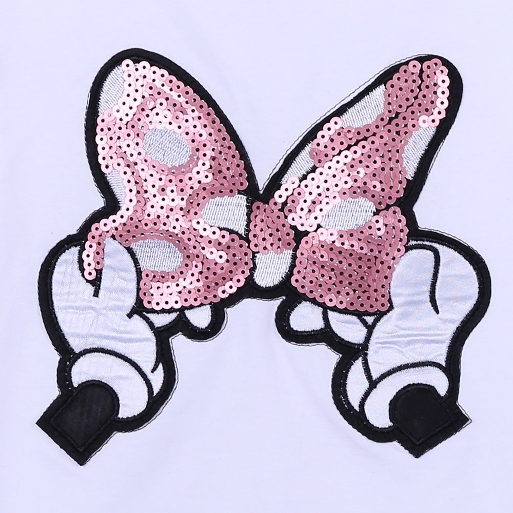 Kid Baby Girls Summer Cartoon Short Sleeve 2 Pcs Sets