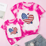 Family Matching Mother Daughter Short Sleeves T-shirt