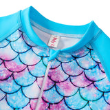 Kid Girls Swimsuit One-piece Sunscreen Beach Mermaid Swimwear