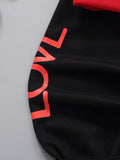 Kid Baby Boys Fashion Suit Valentine's Day  Letter Printing 2 Pcs Sets