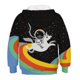 Kid Boy Girl Long Sleeve Fashion Fall 3D Digital Printing Hoodie