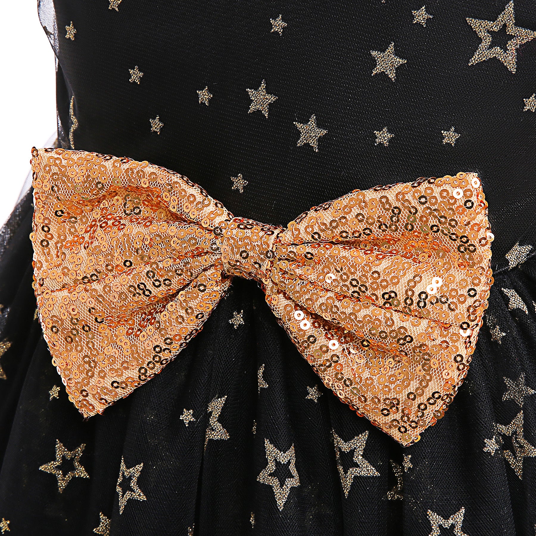 Kid Girls Princess Sequined Christmas Show Dress