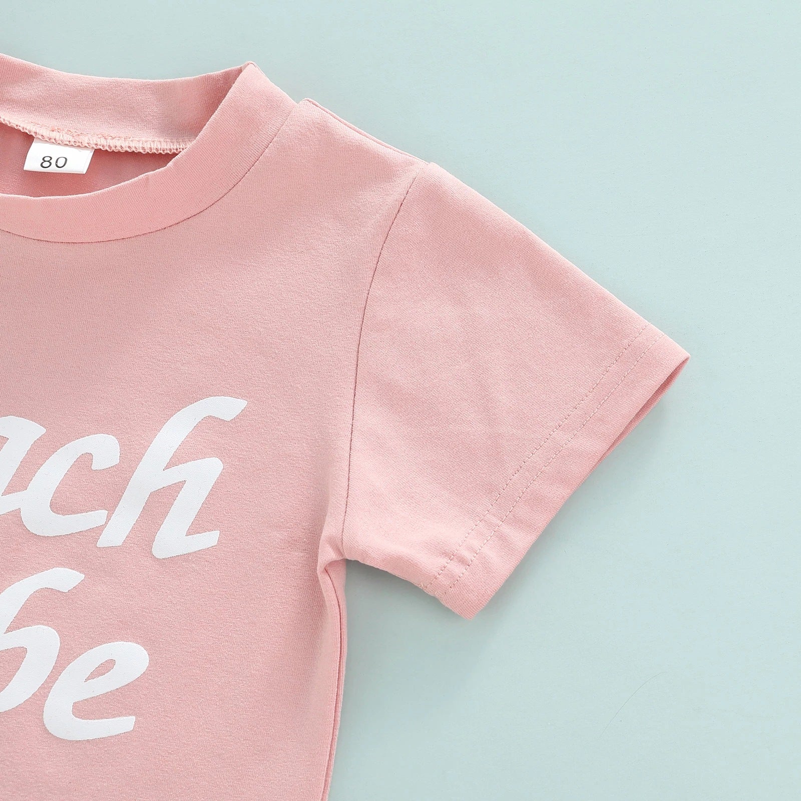 Baby Girls Suit Summer Stripe Bell Bottom Short Sleeve 2 Pcs Set