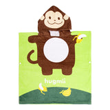 Infant Baby Bathrobe Cartoon Towel Robe Hooded Cloak Pajamas