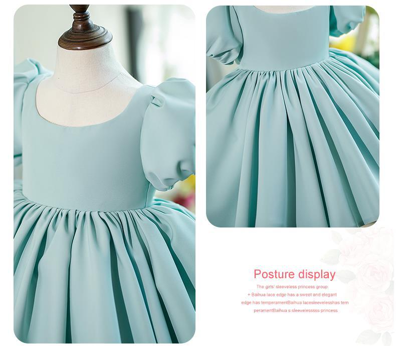 Kid Baby Girl Princess Birthday Snatch Host Flower Dresses