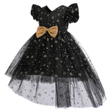 Kid Girls Princess Sequined Christmas Show Dress