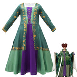 4-12T Kid Girl Witch Also Crazy 2 Halloween Role-playing Long Dress