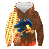 Kid Cartoon Pullover Hoodie 3D Digital Printed Casual Tops