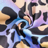 Kid Baby Girl One-piece Suspenders Leopard Print Loose  Long Pants