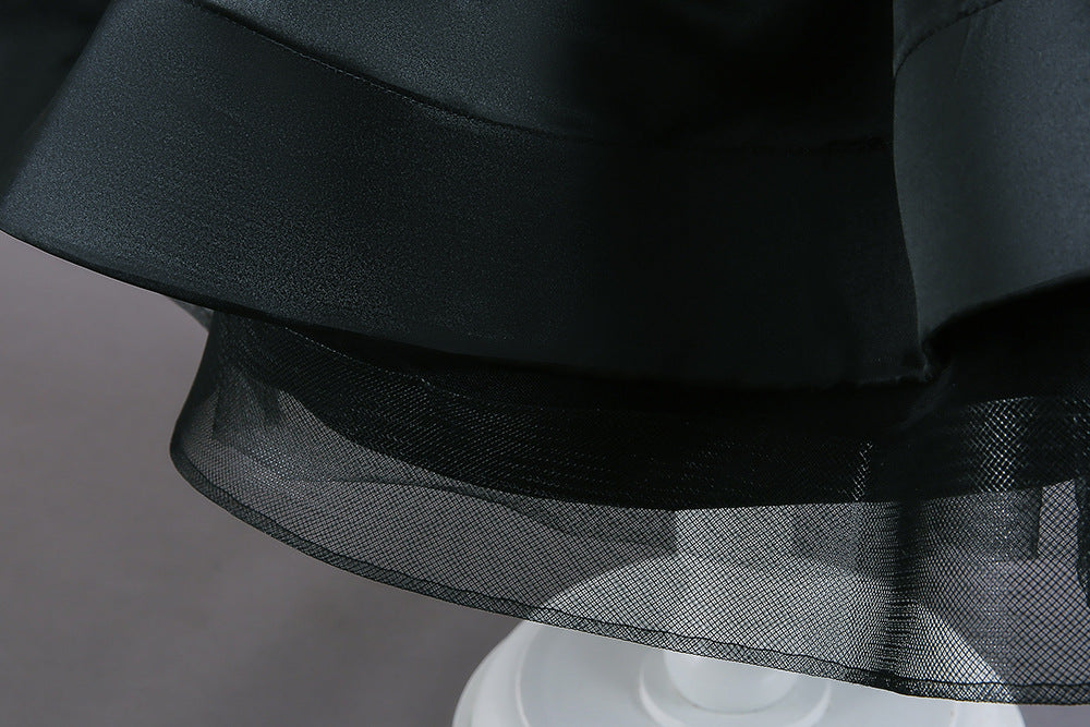 Kid Girl Net Yarn Bow Pommel Performance Princess Dresses