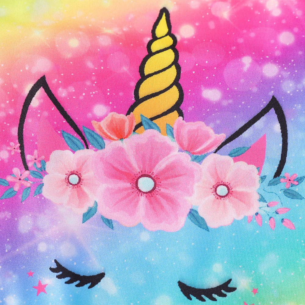 Kid Baby Girls Suspenders Spring Jumpsuit Rainbow Unicorn Fashion Pants