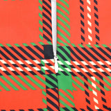 Kid Girl Bow Red Plaid Christmas Party Dresses