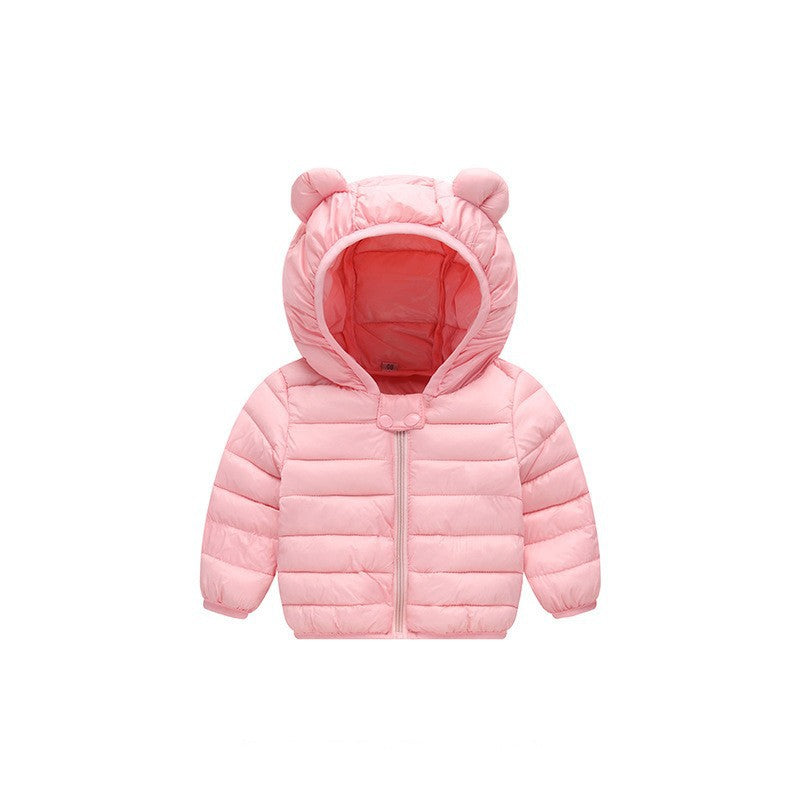 Kid Baby Boy Girl Light Down Cotton Autumn Winter Coat