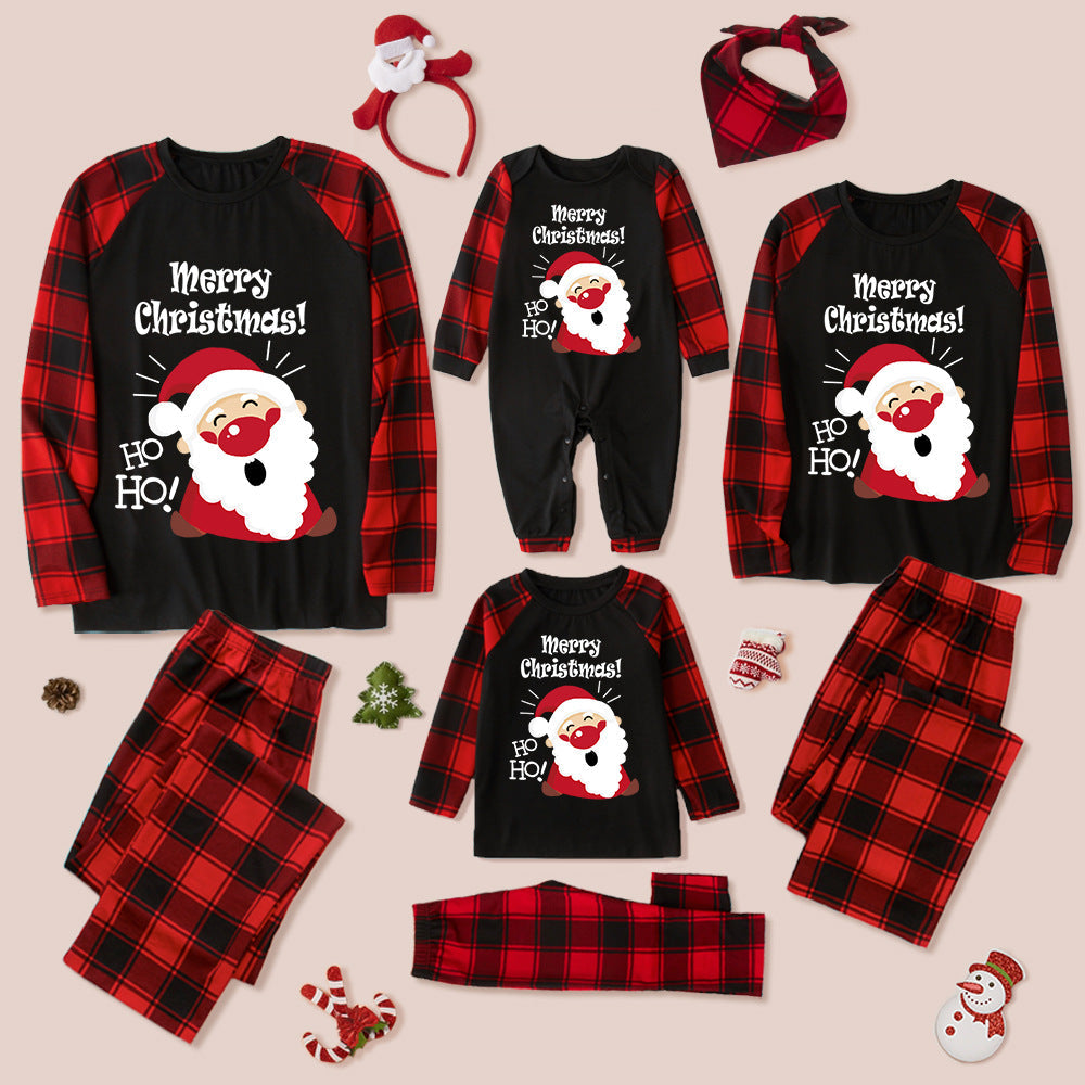 Family Christmas Homewea Parent-child Pajamas