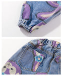 Kid Baby Girl Rabbit Cowboy Spring Autumn Leisure 2 Pcs Sets