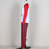 Family Teddy Bear Plaid Print Christmas Suit Pajamas Homewear