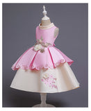 Kid Girl Puffy Princess Host Performance Dress