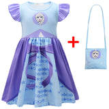 Kid Girl Halloween Plays Costume Party Casual Dress 2 Pcs