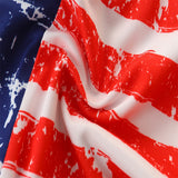 KidGirls Summer Independence Day Set Short Sleeve Striped Star 2 Pcs