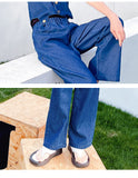 Kid Summer Girls Denim Wide Leg Causal Pants