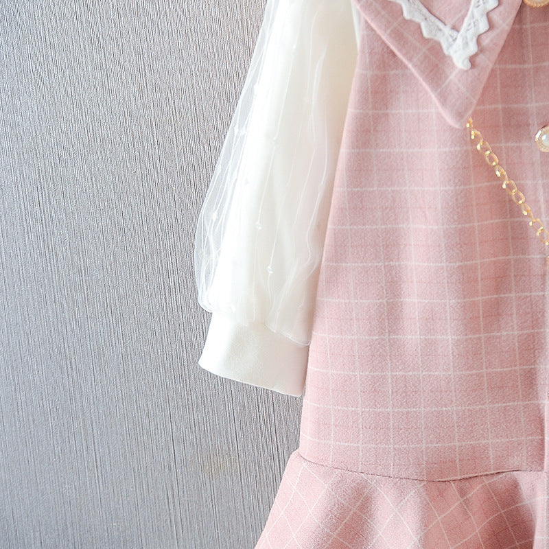 Kid Baby Girls Fragrant Style Long Sleeve Dresses Sets 2 Pcs