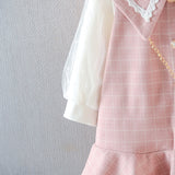 Kid Baby Girls Fragrant Style Long Sleeve Dresses Sets 2 Pcs