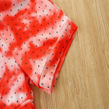 Summer Kid Baby Girl Suits Sweet Watermelon Print 2 Pcs Sets