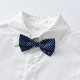 Kid Baby Boys Fall Plaid Suits 3 Pcs Sets