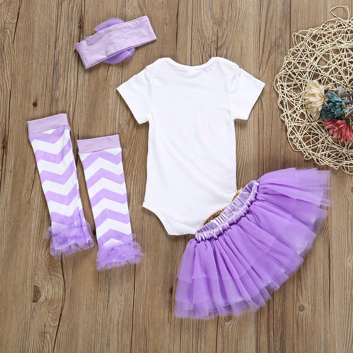 Easter Baby Suit Haki Set 4 Pcs