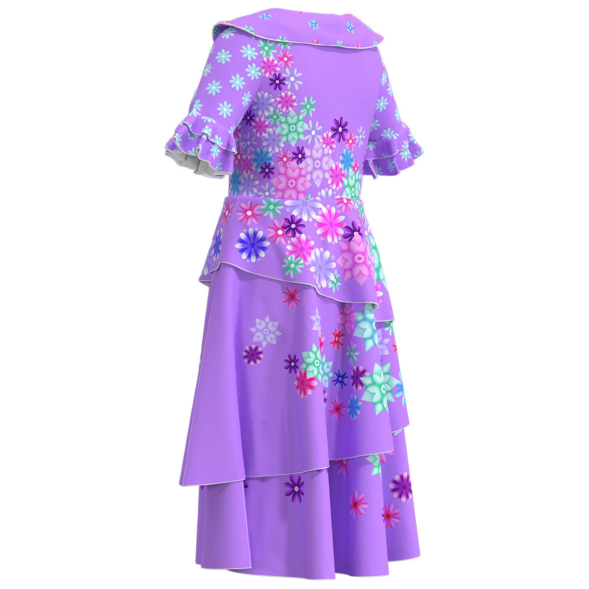 Kid Girls Small Flying Sleeves Cosplay Princess Magic Full House Party Dresses