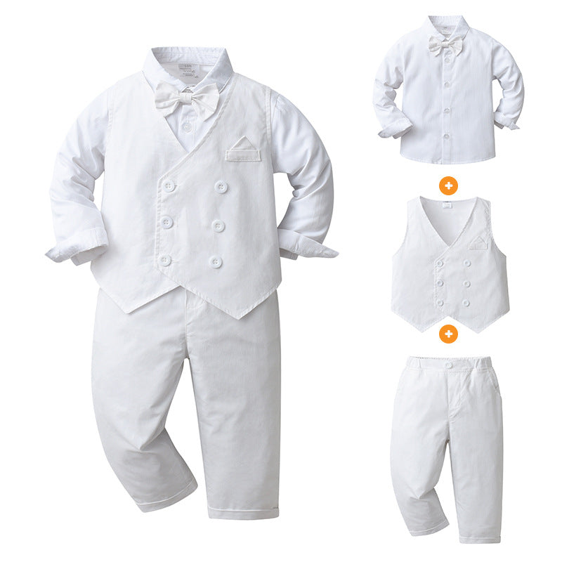 Kid Baby Boy Formal Party Suits 3 Pcs Sets