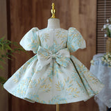 Kid Baby Girl Princess Birthday Pompous Piano Performance Dresses