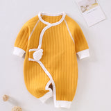 Baby Autumn Winter Warm Butterfly Nascent Cotton Rompers