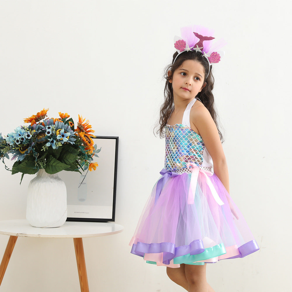 Kid Baby Girl Princess Bow Tutu Dress