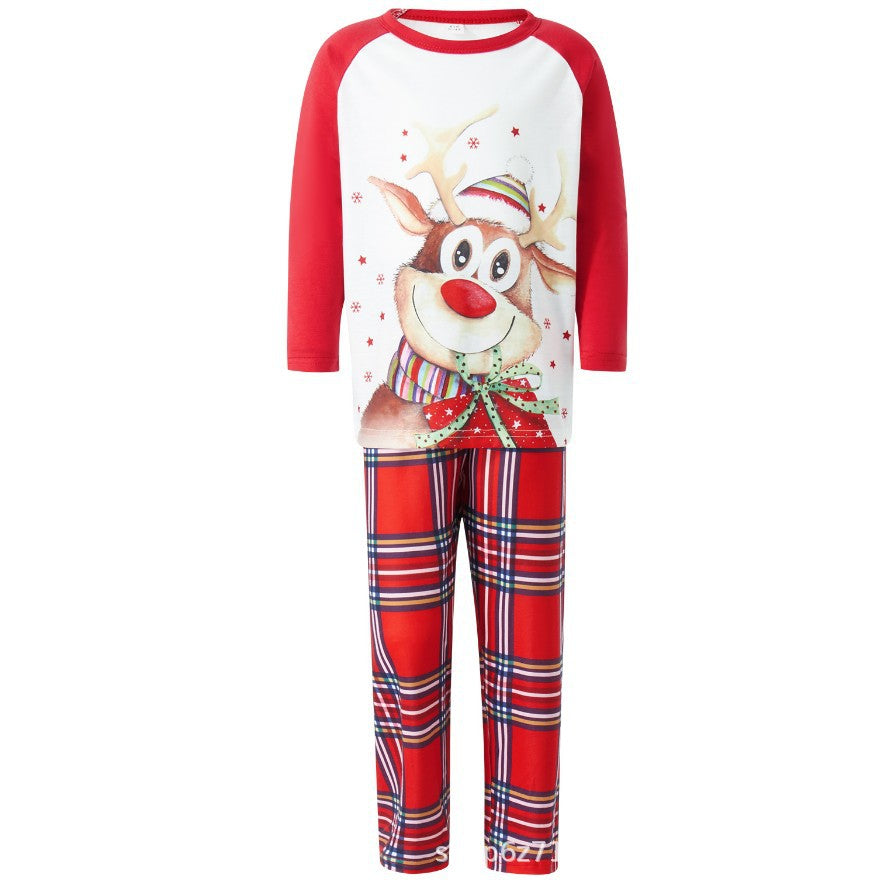 Family Home European American Autumn Christmas Pajamas
