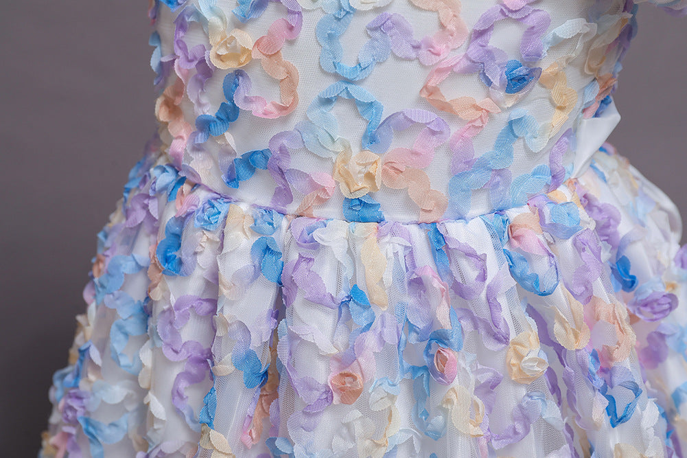 Kid Baby Girl Princess Gauze Flower Dresses