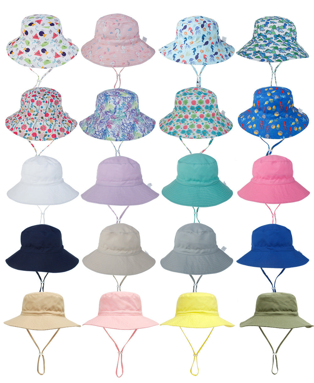 Kid Baby Summer Sun Hat Cap Unisex Beach Cartoon Infant Hats