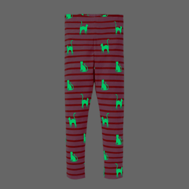 Kid Baby Girls Leggings Fall Glow-in-the-dark Pants