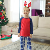 Family Matching Plaid Printed Pajamas Mother Daughter Parent-child Wear