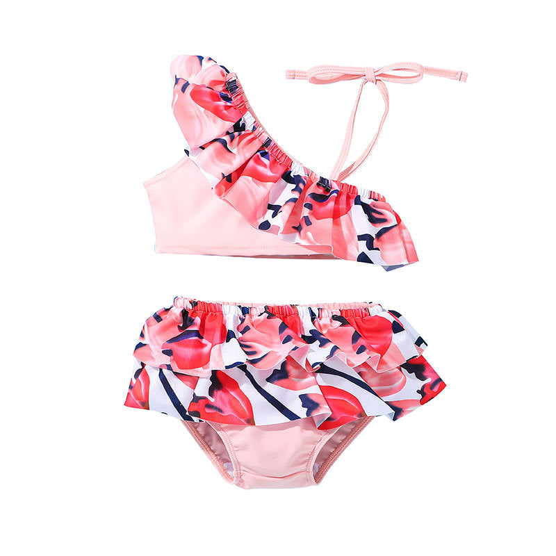 Kid Baby Girls Fashion Bikini Separate Swimsuit
