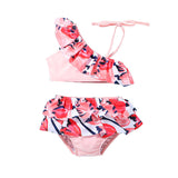 Kid Baby Girls Fashion Bikini Separate Swimsuit