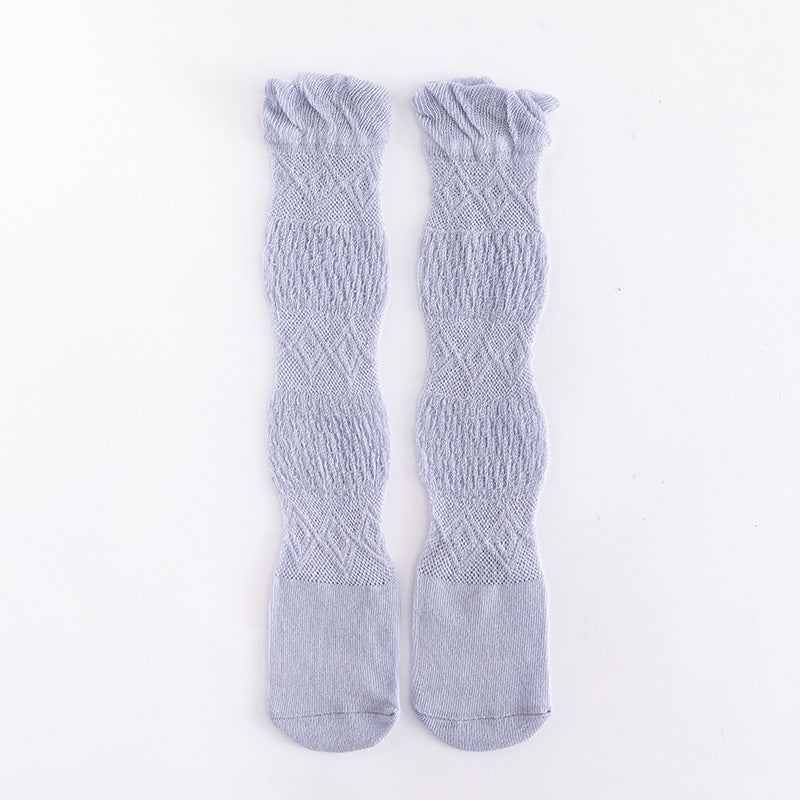 Baby Girls Cute Knee Bows Cotton Breathable Soft Non-slip Long Socks