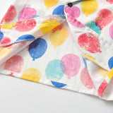 Kid Baby Girl Summer Lapel Short-sleeve Leisure Holiday 2 Pcs Set