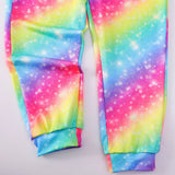 Kid Baby Girls Suspenders Spring Jumpsuit Rainbow Unicorn Fashion Pants