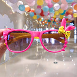 Kid Girl Sunglasses Cute Sunblock Polarizing Tide Cartoon Glasses